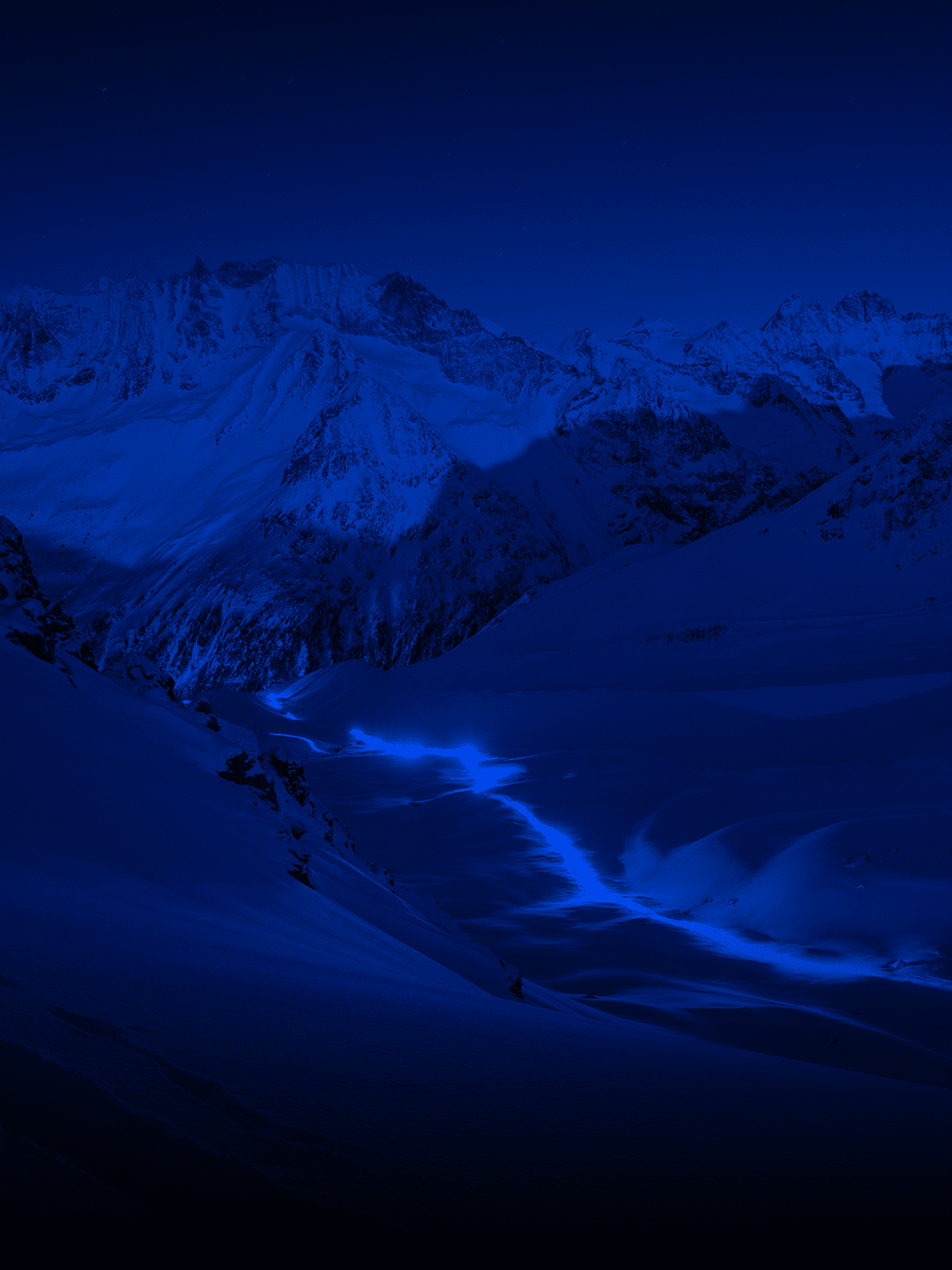 Patrouille des Glaciers 2026 bei Nacht in den Walliser Alpen